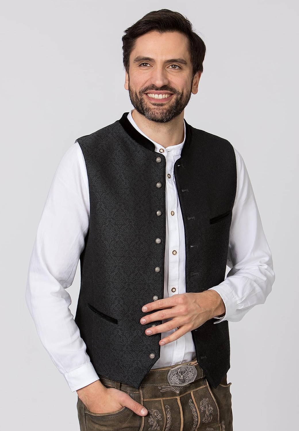 Stockerpoint Herren Leono Trachtenweste, 48