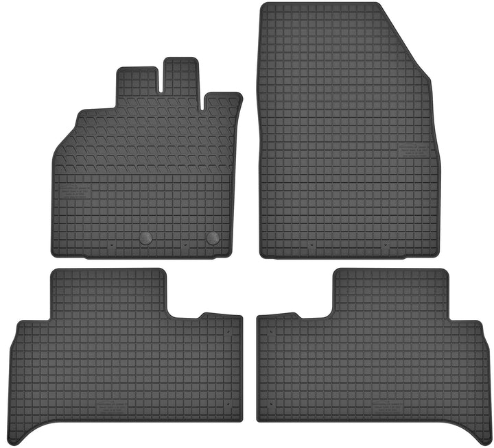 Gummimatten Gummi Fussmatten Satz für Renault Scenic II (2003-2009) / Scenic III (2009-2016) - Passg