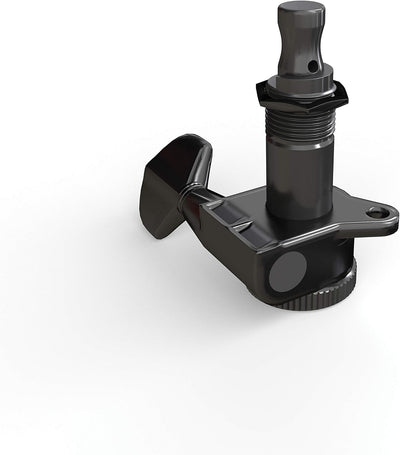 Planet Waves PWAT-6R2 6 (In-Line) Auto-Trim Tuning Machines, Black Finish Schwarz, Schwarz