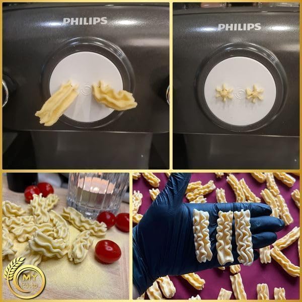 MY PASTA - Sedanini/gekräuselte Fusilli - Pastamaker Matrizen Pastadisc Avance Matrize für hausgemac