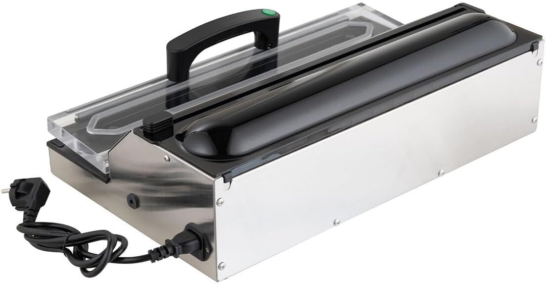 Beutel-Vakuumiergerät BVM016DP – Profi Vakuumierer 16 l/min mit 400 mm Schweissnaht aus Edelstahl –
