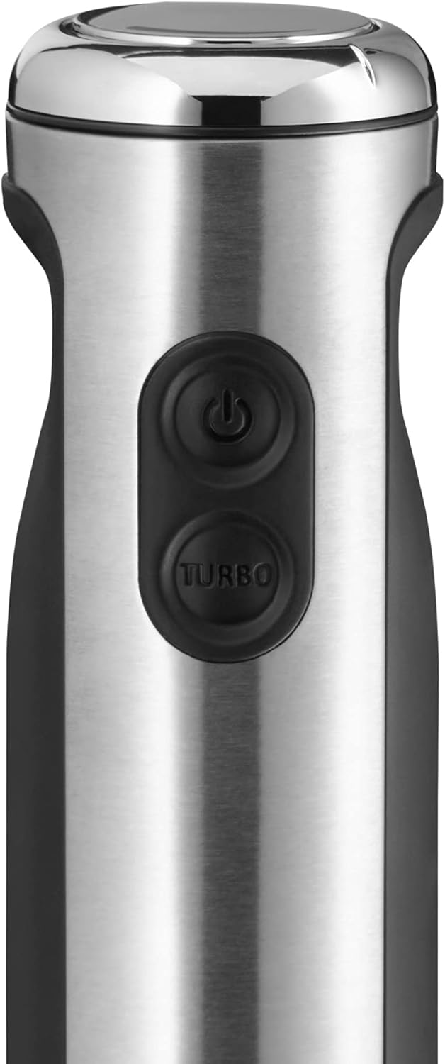 WMF Lineo Stabmixer Set 5-teilig, Pürierstab, Schneebesen, Milchaufschäumer, Zerkleinerer, 700 Watt,