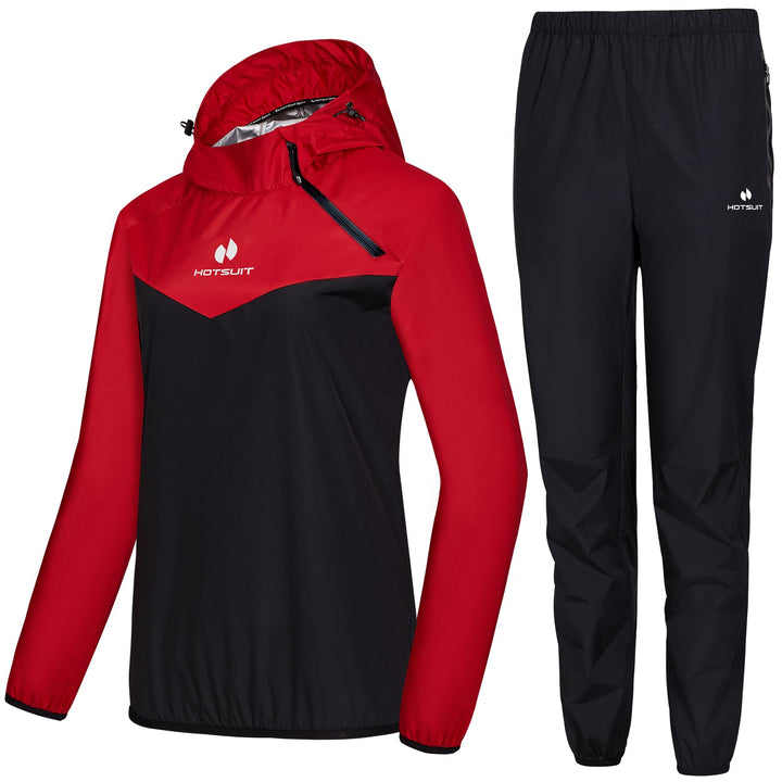 HOTSUIT Schwitzjacke/Schwitzanzug Damen Sauna Trainingsanzug Sportanzug Schwitzanzug Fitness Trainin