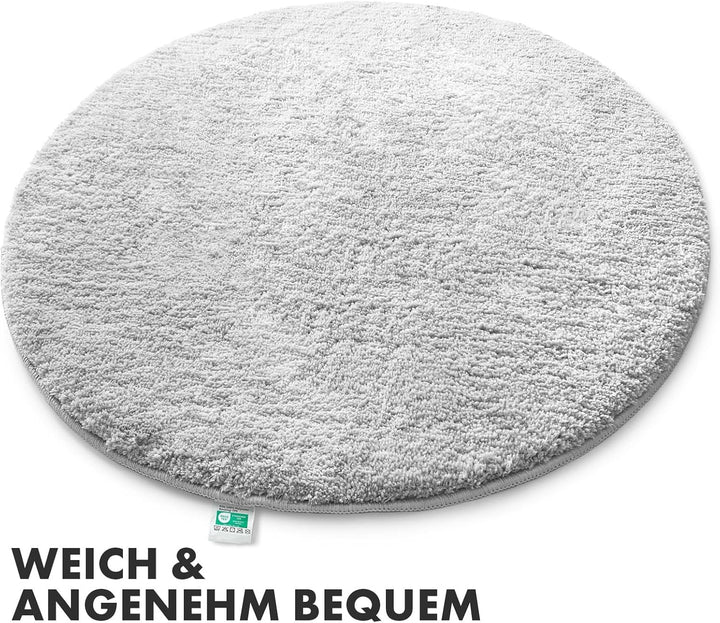 Floordirekt Badematte Sky - Badezimmerteppich - Weicher, dichter Hochflor - Rutschhemmend & Schnell