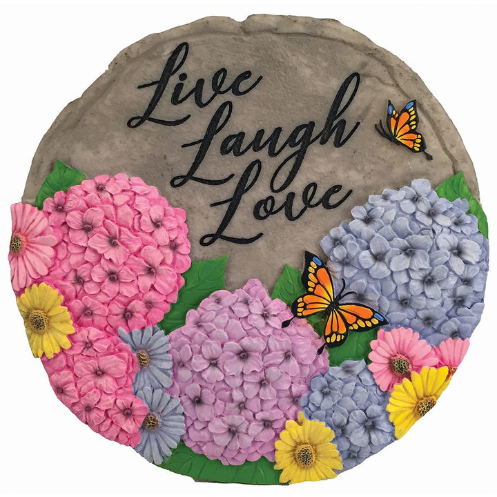 Spoontiques 13238 Live Laugh Love Trittsteine, mehrfarbig, Mehrfarbig