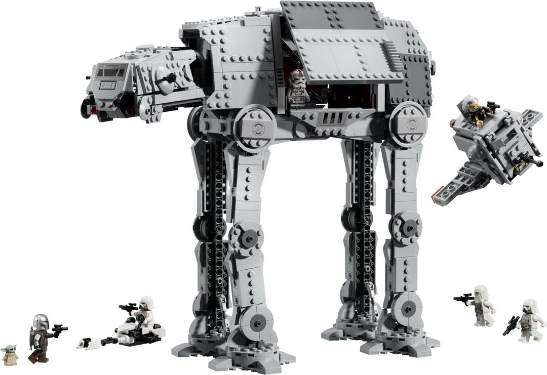 LEGO Star Wars 75454 AT-AT des Restimperiums mit INT-4 Spielzeug - The Mandalorian and Grogu Figuren