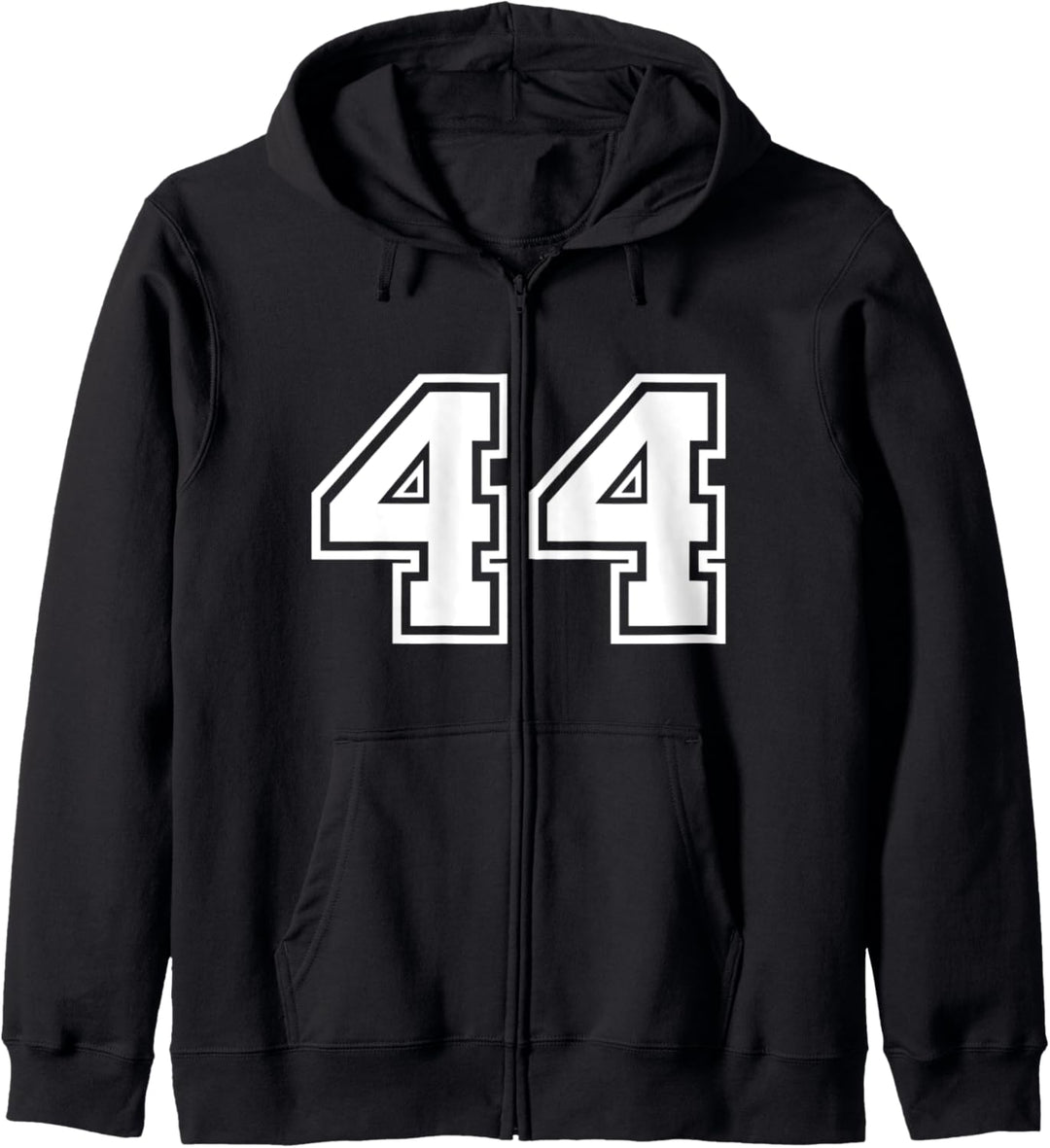 Team Jersey Nummer #44 Sportgeschenk Kapuzenjacke