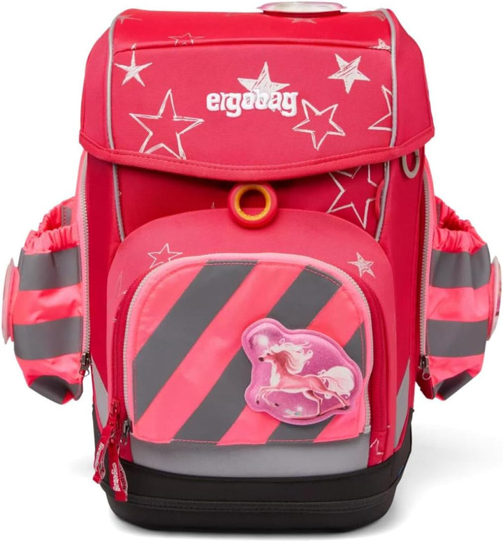 ergobag Seitentaschen Zip-Set mit Reflektorstreifen Sichtbarkeits-Set mit Seitentaschen pack cubo un