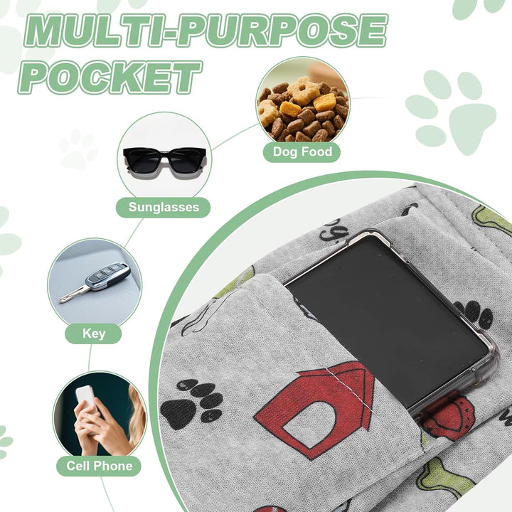 QUARKZMAN Hundetrage Für Kleine Hunde Und Katzen Bis Zu 16.5 Lbs Verstellbare Schnalle Mit Tasche Ha