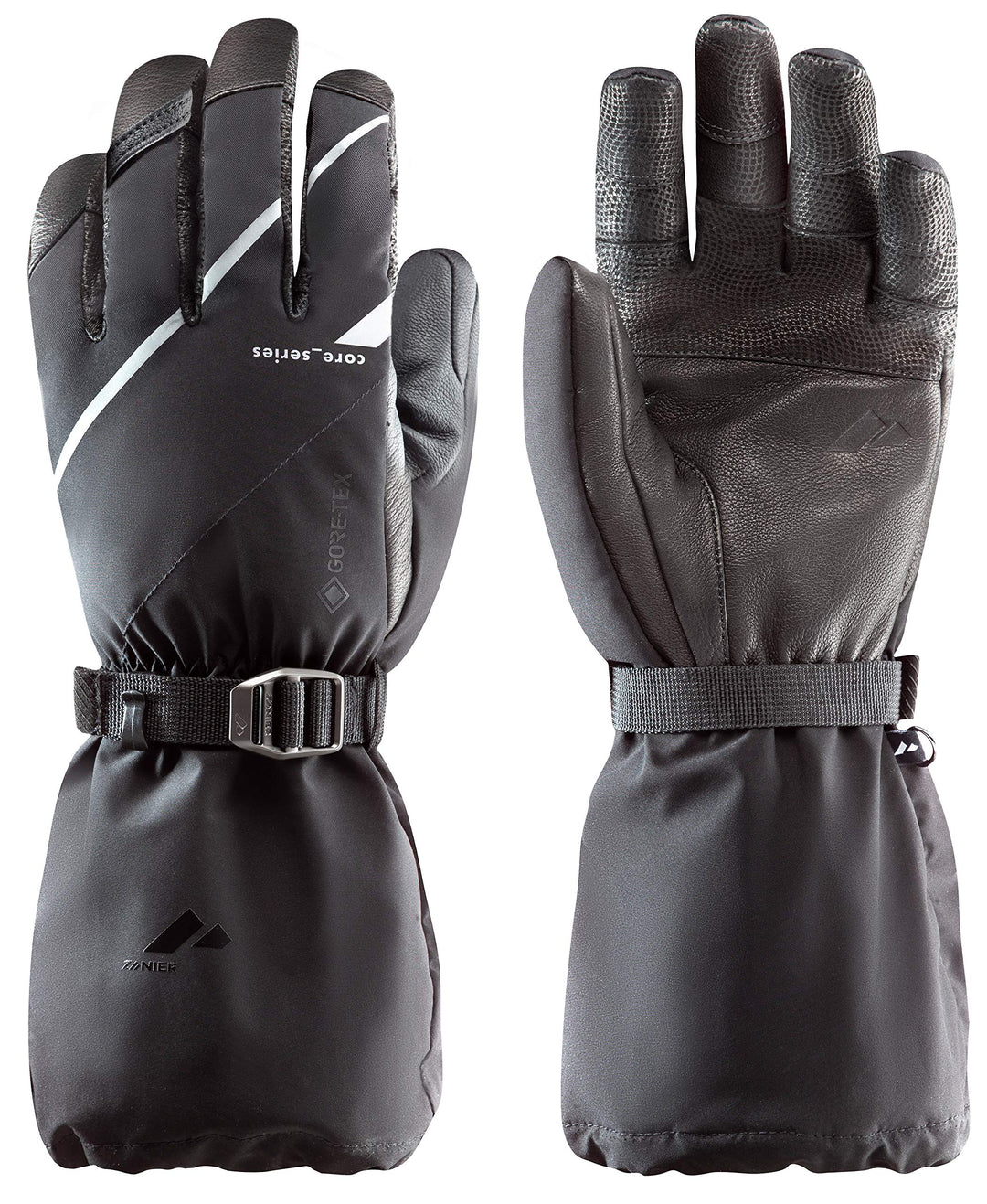 Zanier-Unisex-Handschuhe-70° NORTH 7.5 Schwarz, Weiss, 7.5 Schwarz, Weiss