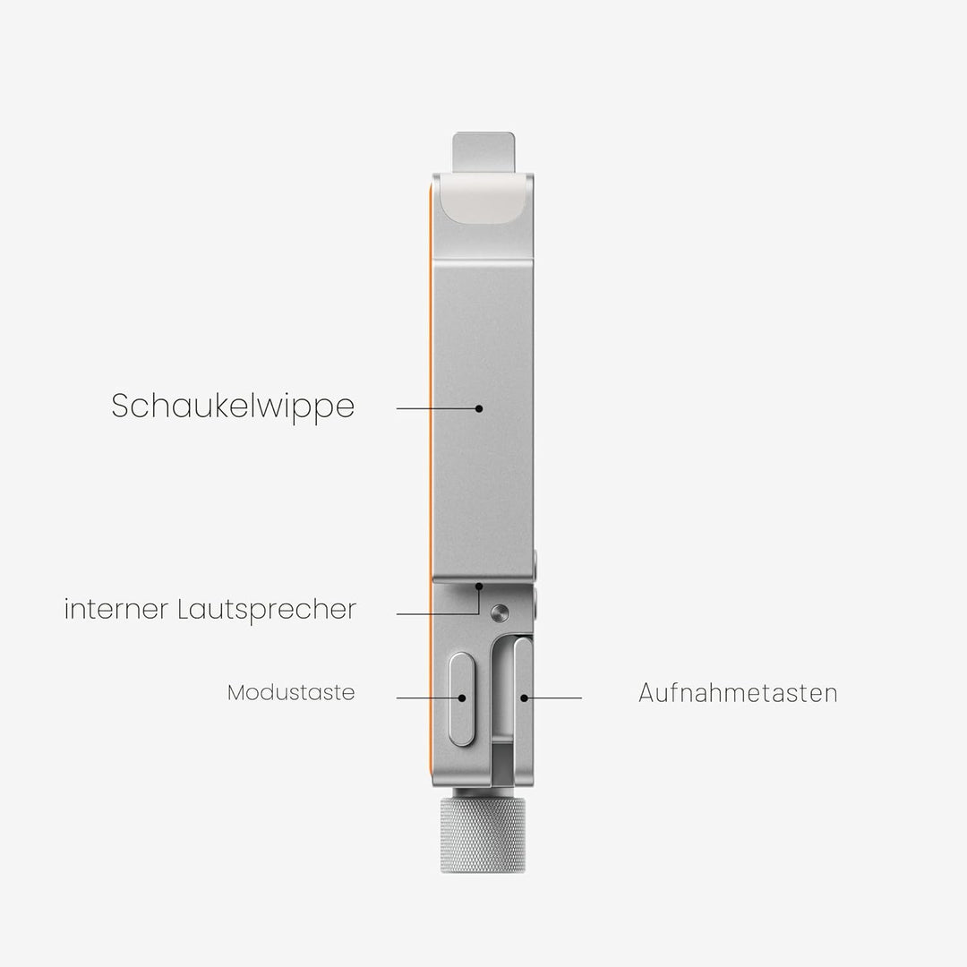 teenage engineering TP–7 tragbares Aufnahmegerät, mit USB-C-Audiointerface, Bluetooth, internes Mikr