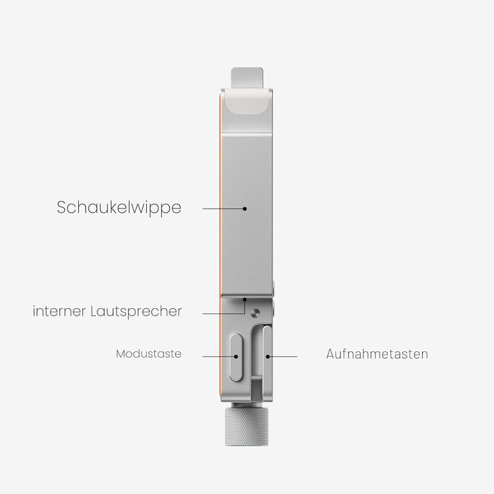 teenage engineering TP–7 tragbares Aufnahmegerät, mit USB-C-Audiointerface, Bluetooth, internes Mikr