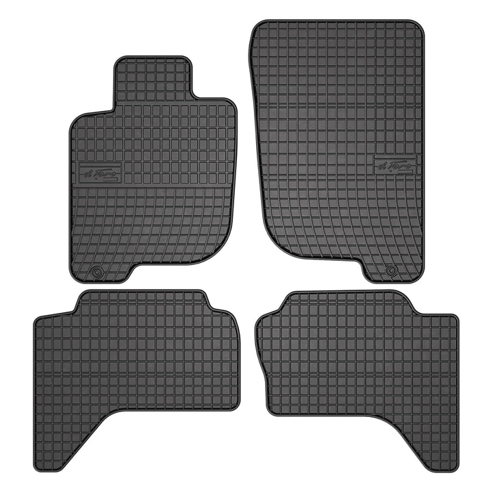 FROGUM EL Toro Gummimatten Ganzjähriges-Set von Autofussmatte Auto Fussmatten für Mitsubishi L200 IV
