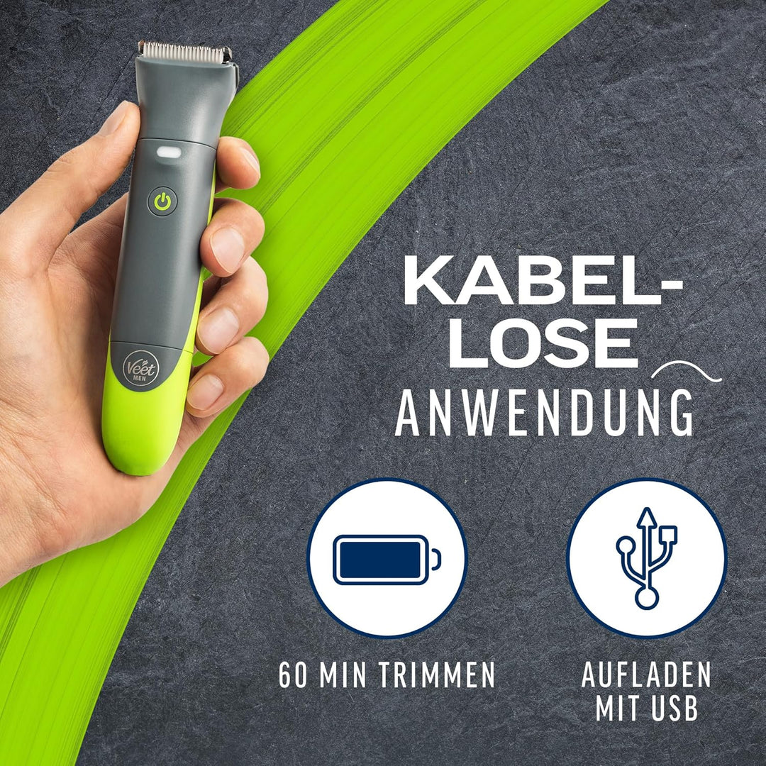 Veet Men Intimate Trimmer - Intimrasierer für Männer - Intim- und Körperrasierer für Intimbereich, G