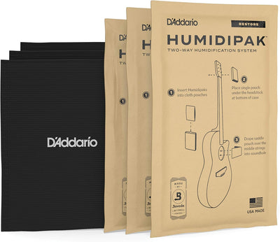 D'Addario Gitarre Luftbefeuchter - Guitar Humidifier - Humidipak Wiederherstellungsset - Automatisch