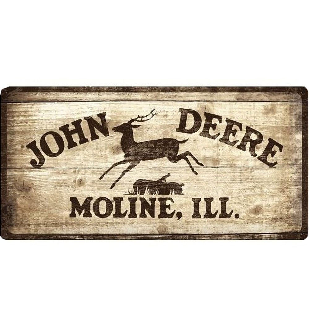 Nostalgic Art Logo 1937, Vintage Geschenk-Idee für John Deere und Traktor-Fans, zur Dekoration Retro