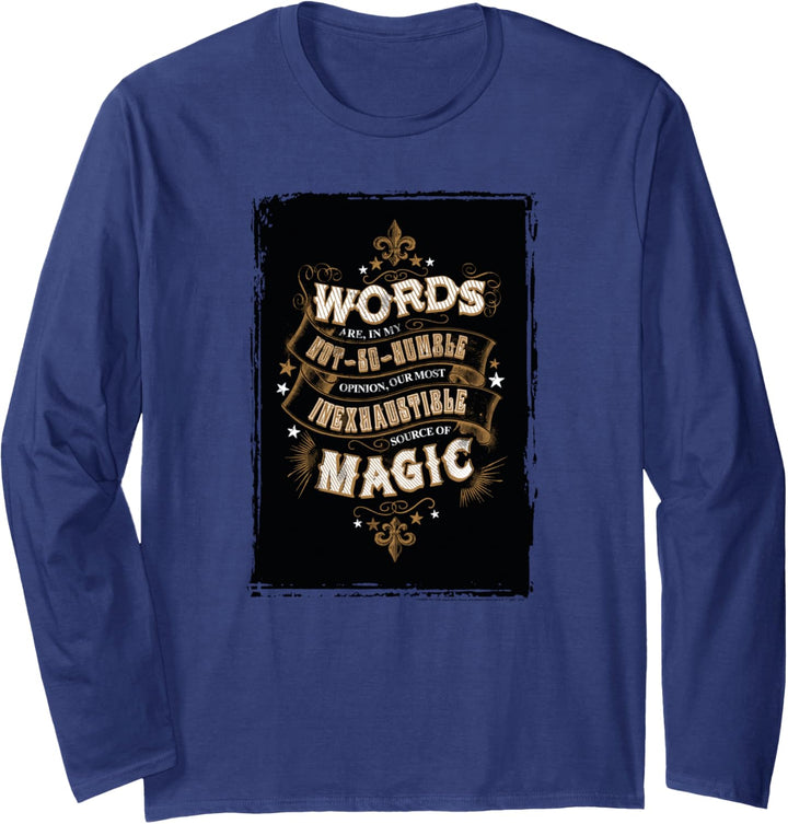 Harry Potter Words Are Magic Langarmshirt