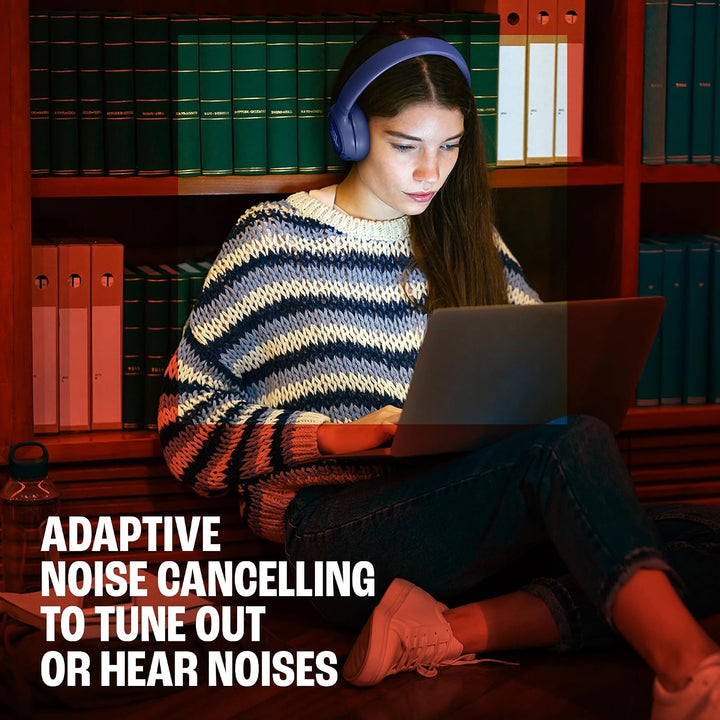 JBL Tune 680 NC Kabellose On-Ear-Kopfhörer mit adaptivem Noise-Cancelling, Smart Ambient, Bis zu 76