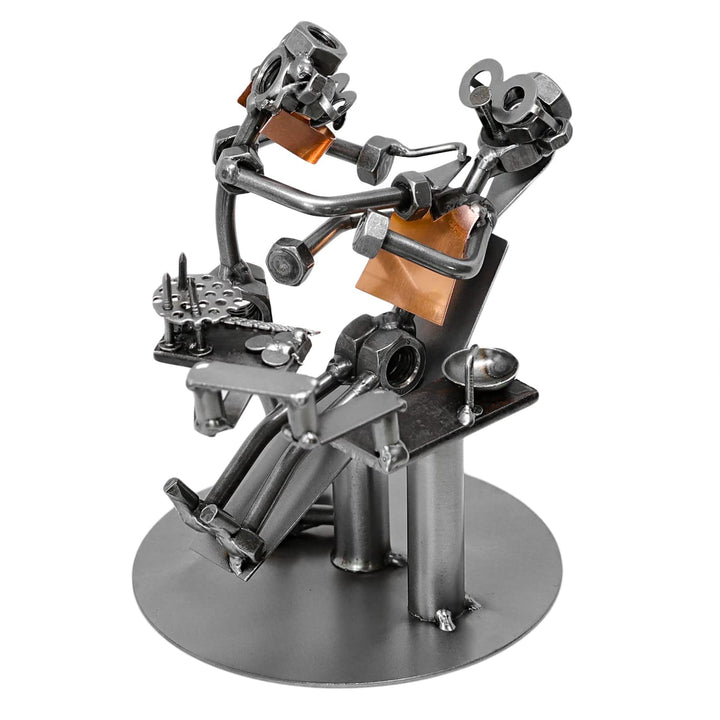 metalman24 Schraubenmännchen Zahnarzt I Handarbeit I Geschenkidee I Metallfigur I Metallmännchen I S