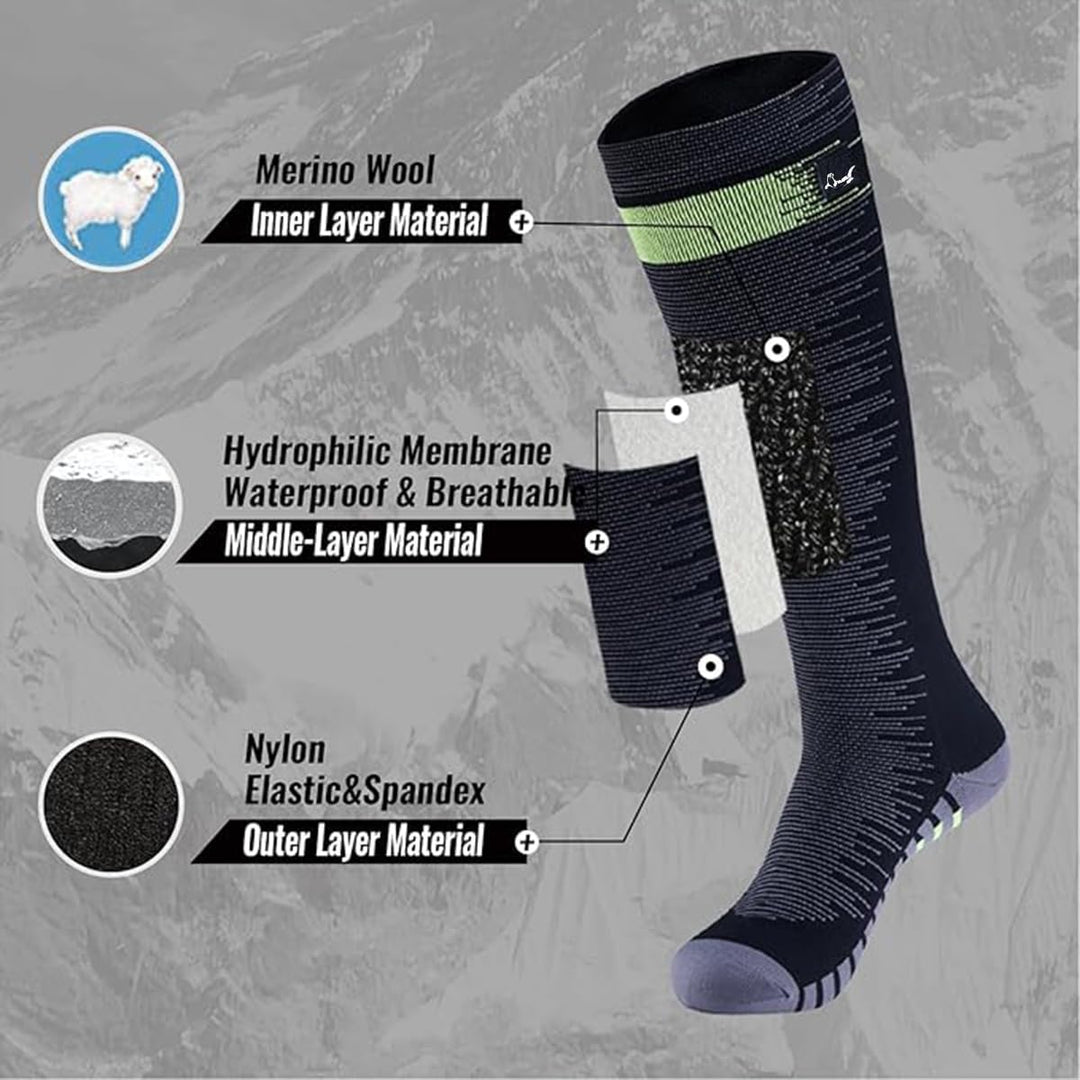 OTTERSHELL Original wasserdichte, atmungsaktive Kniestrümpfe. Für Outdoor-Aktivitäten: Golfen, Laufe