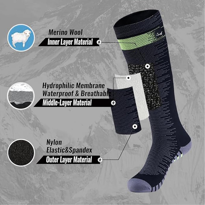 OTTERSHELL Original wasserdichte, atmungsaktive Kniestrümpfe. Für Outdoor-Aktivitäten: Golfen, Laufe