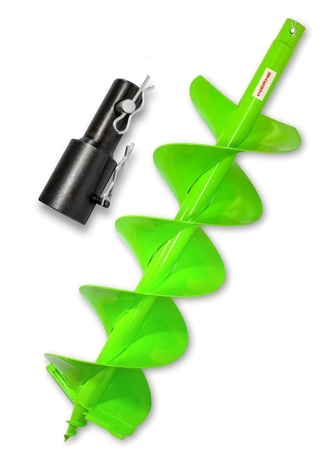 WERHE® Profi Bohrer Starker Stahl, Erdbohrer für bohrmaschine 250 mm Doppel-Welle extrem robust mit