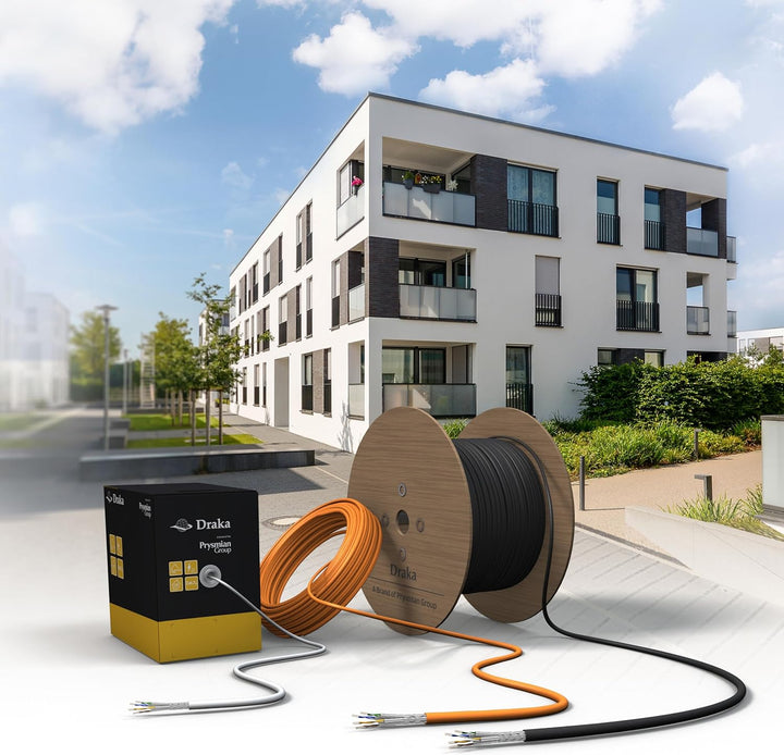 Draka Cat 7 Verlegekabel UC900 HS23 S/FTP PiMF, 50m Ring , geschirmtes Installationskabel, highquali