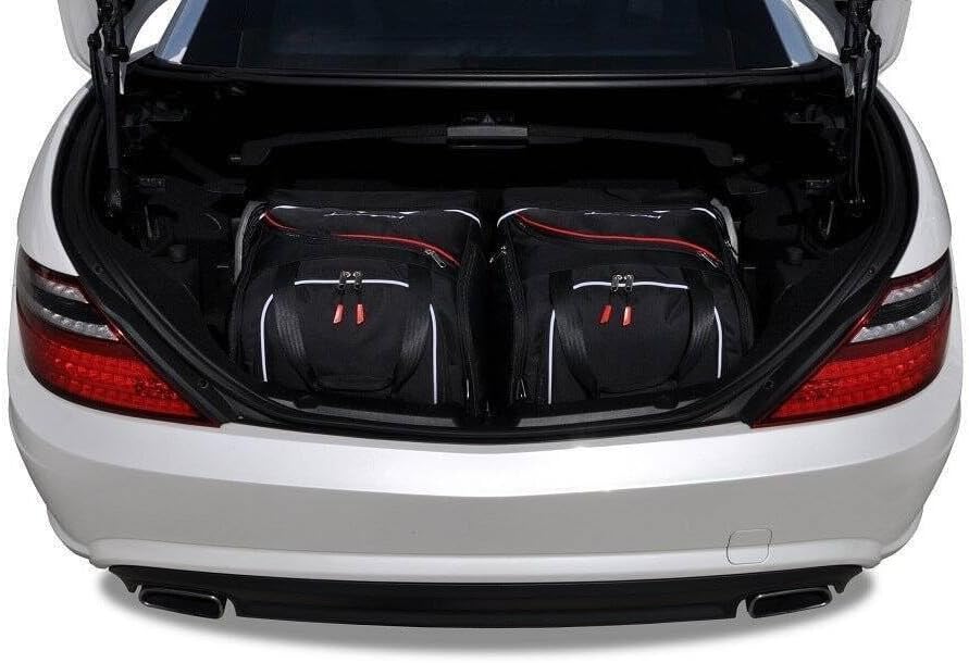 KJUST Kofferraumtaschen 2 STK kompatibel mit Mercedes-Benz SLK R172 2011-2015