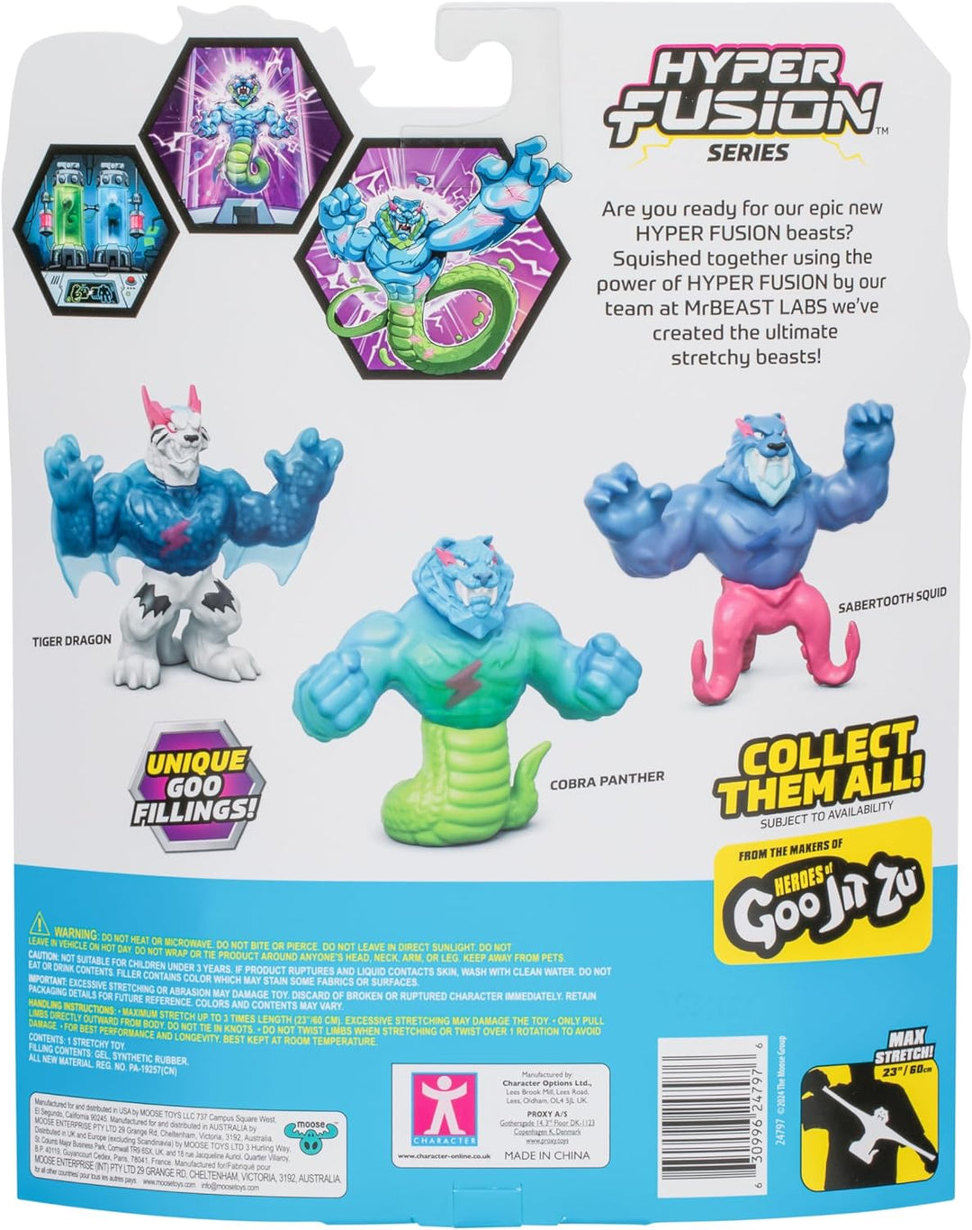 Figura el?stica - MRBEAST LAB - Goo Jit Zu - Cobra Panthere - 11 cm, Cobra Panther