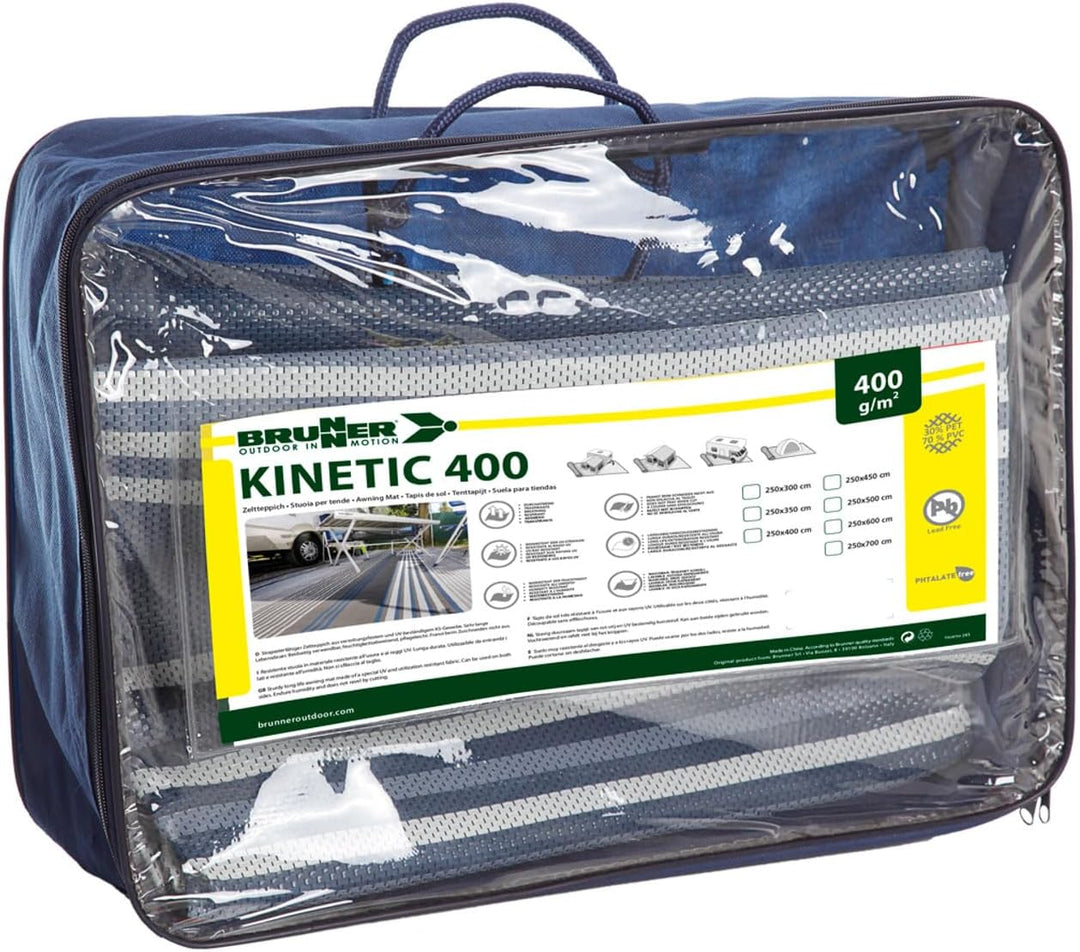 BRUNNER Strohmatte viais MT.2,50 * 3,50 Blau 250x350 cm, Blau 250x350 cm