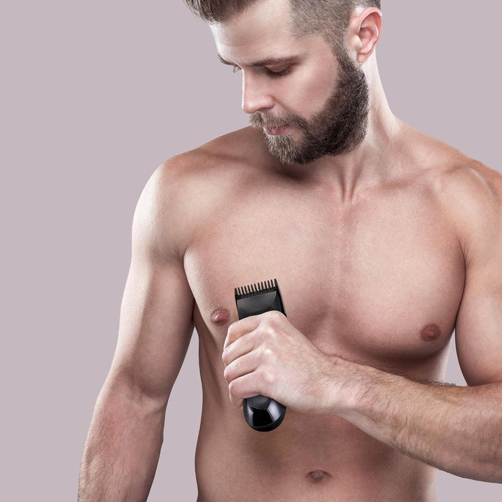 BarberBoss Körperhaarschneider für Männer, Körperhaartrimmer, wasserdichter Trimmer für Männer: Gesi