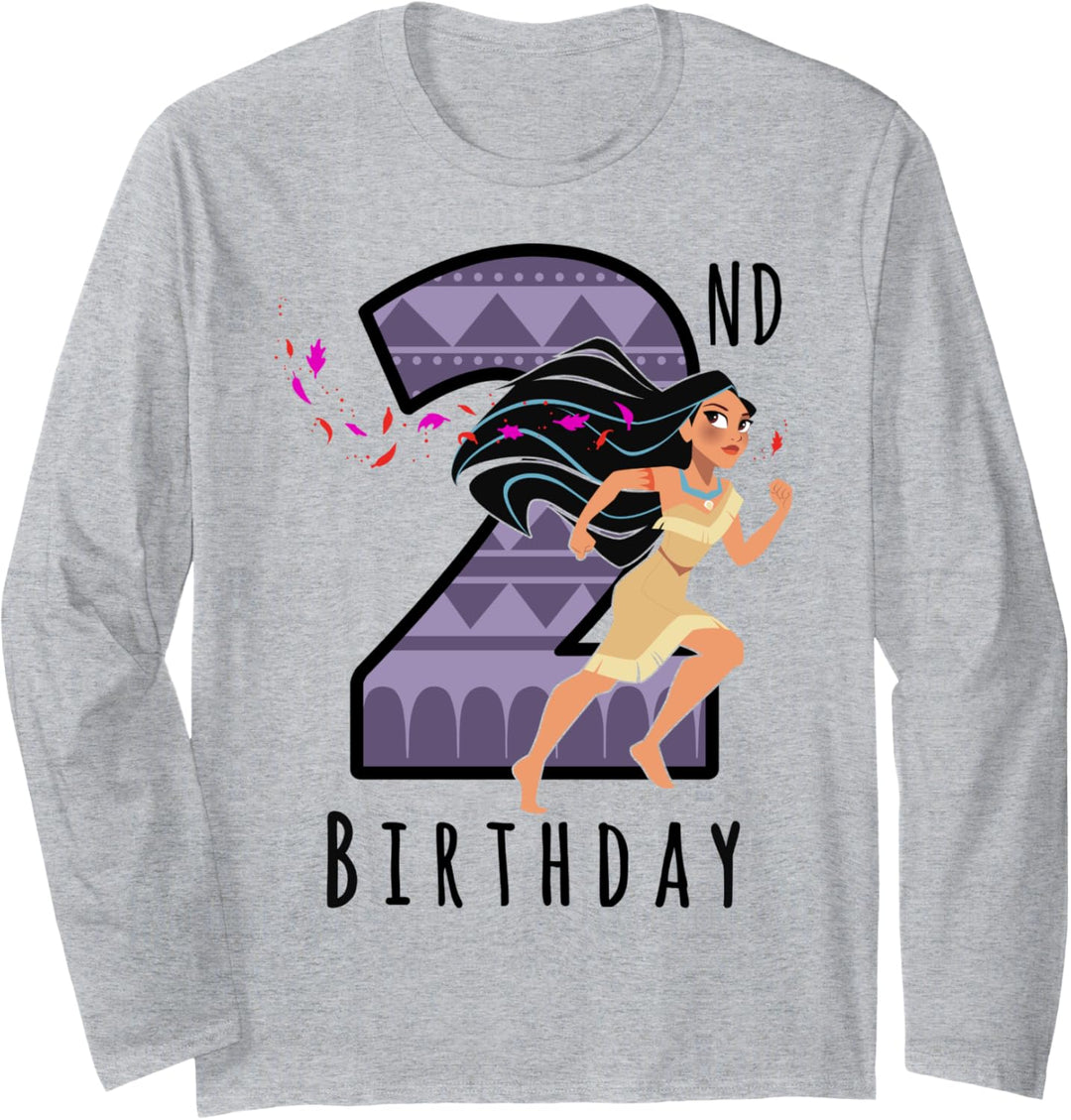 Disney Pocahontas Second Birthday Portrait Langarmshirt