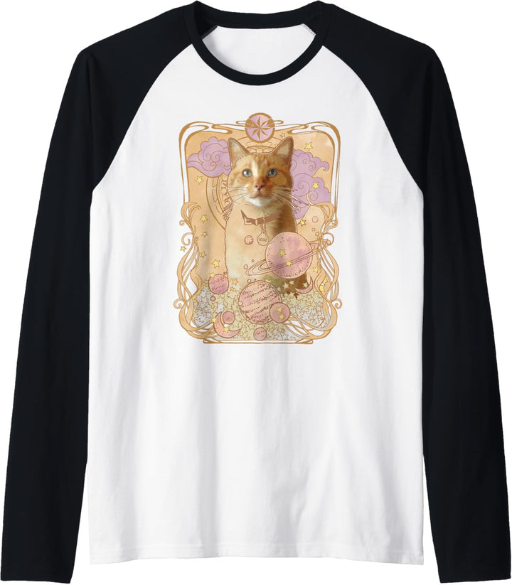 Captain Marvel Goose The Cat Celestial Portrait Raglan