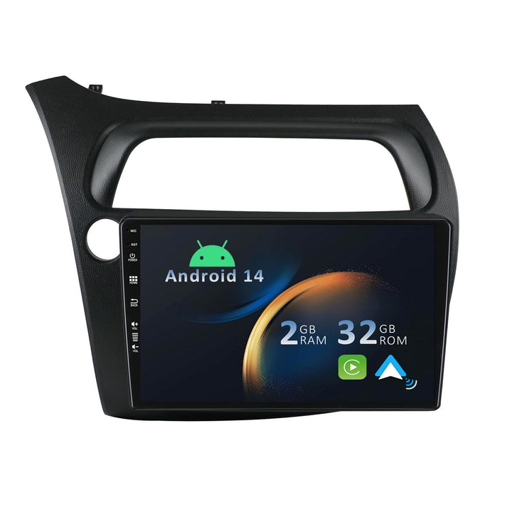 Android 14 Autoradio für Honda Civic (2006-2011)-[Integriertes CarPlay/Android Auto/GPS]-9”IPS 2.5D