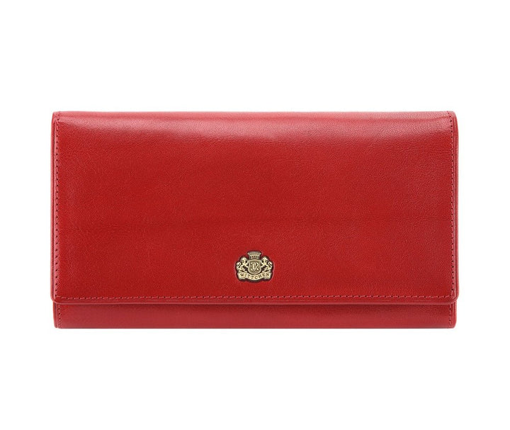 WITTCHEN Geldbörse aus Rindsleder | Kollektion: Arizona | mit Druckknopfverschluss | aus hochwertige