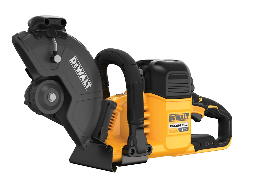 DEWALT DCS691N Cordless Cut-Off Saw for Plasters, Brick, Concrete etc. 230 mm Disc Diameter, 54 V Fl