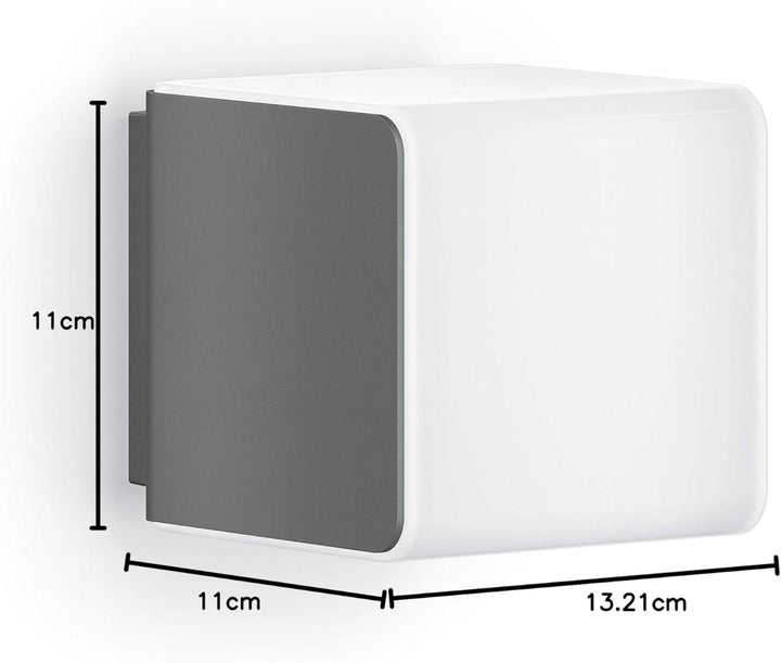 Steinel LED Wandleuchte L 830 SC anthrazit, Wandleuchte, 160° iHF-Bewegungsmelder, vernetzbar, per A
