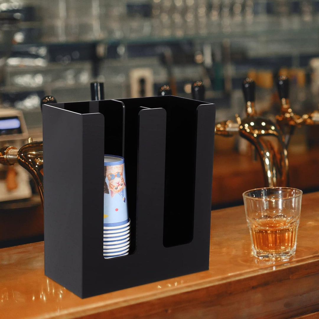GANAZONO Einwegbecher- Dispenser Papet Cup Organizer Kaffee Tasse Deckelhülle Spender Tasse Halter T
