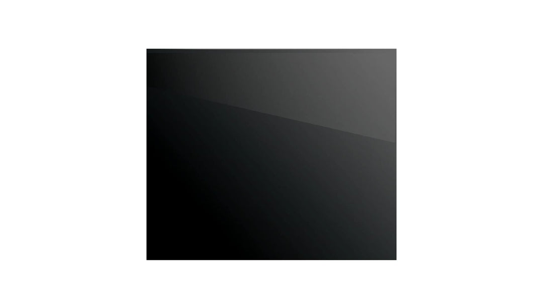 ALLboards Spritzschutz aus Glas SCHWARZ CLASSIC BLACK 60x65cm Küchenrückwand aus Echtglas, für Küche