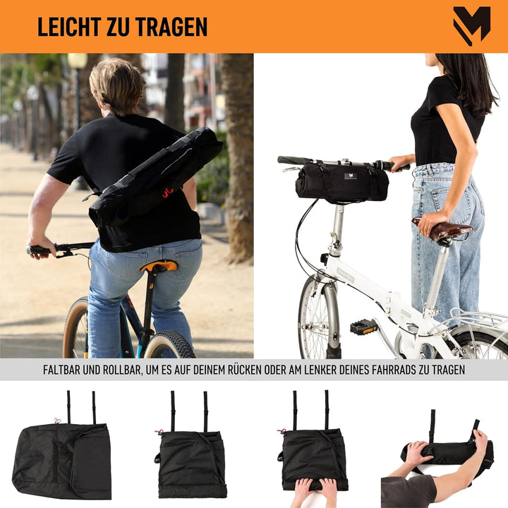 lamaki Fahrrad Transporttasche XL für Klappfahrrad 14-20 Zoll - Universalgrösse kompatibel mit Bromp