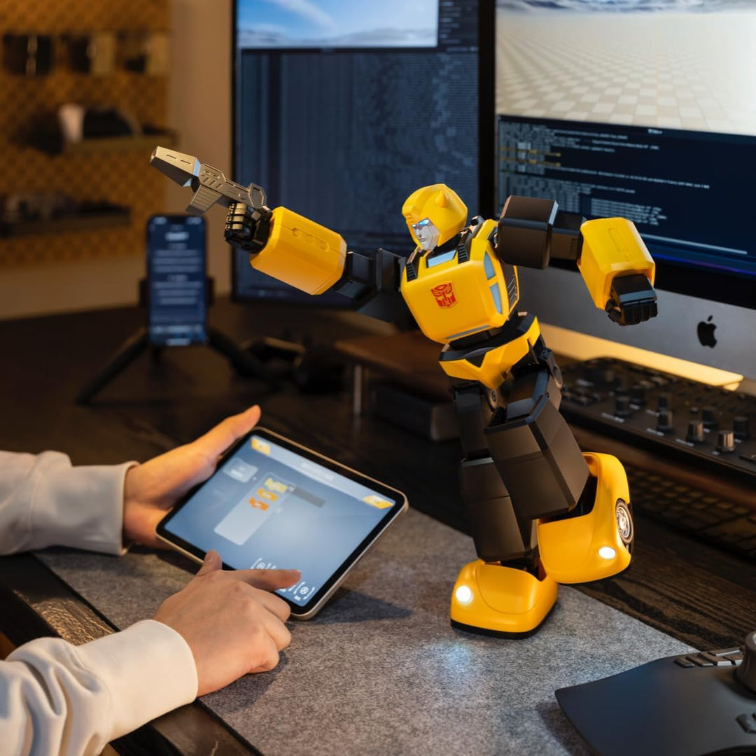 Robosen Authentic G1 Bumblebee Transformers Actionfigur: Interaktiver, sprachgesteuerter, programmie