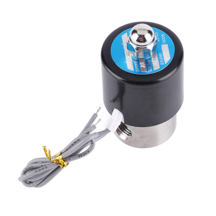 DC 12 V Elektrisches Magnetventil, G1/4 Zoll, elektrisch, normalerweise geschlossen, Luftventil aus