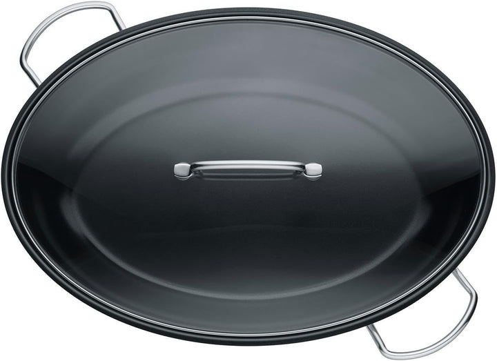 Berndes Edelstahlbräter 7,7 L mit Deckel – 38x25,5 cm - Kochtopf zum Schmoren und Braten - für alle