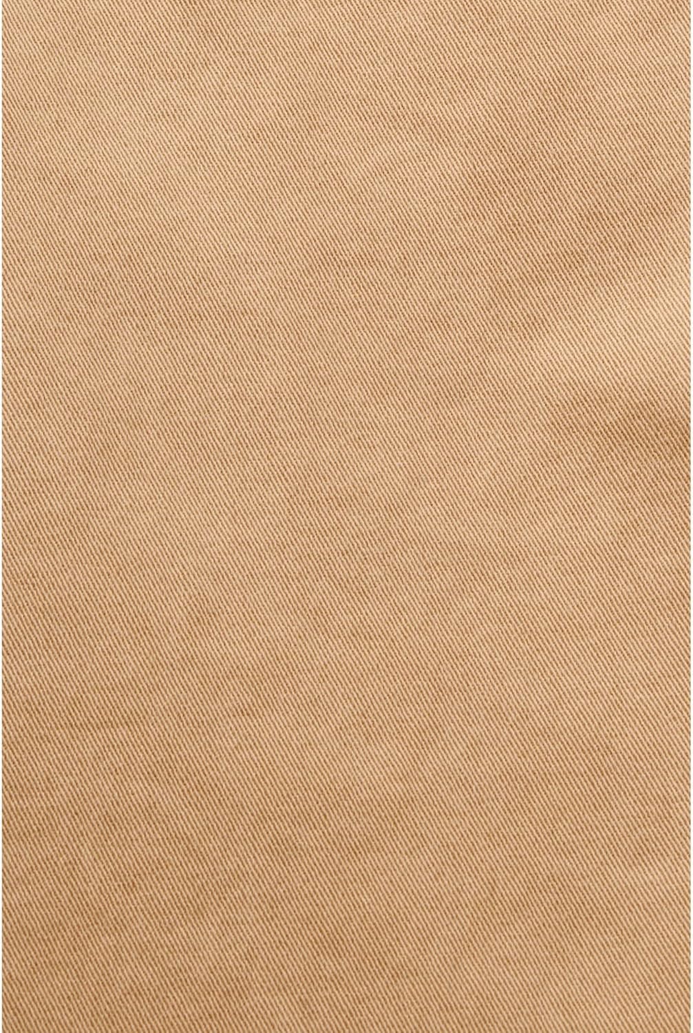 ESPRIT Chinohose in gerader Passform mit mittelhohem Bund 38W / 32L Beige, 38W / 32L Beige