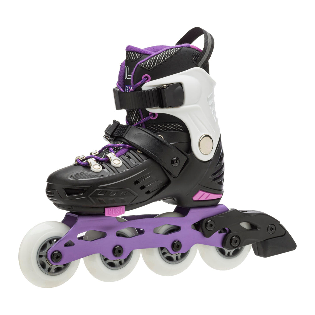 FILA SKATES Kid Nrk G Junior Inline Skate L 36-39 BLACK/VIOLET/PINK, L 36-39 BLACK/VIOLET/PINK