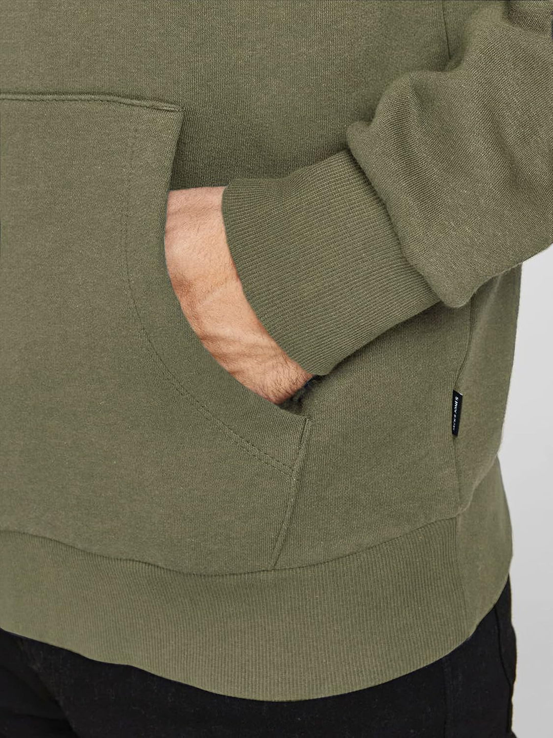 JACK & JONES Male Kapuzenpullover Logo Kapuzenpullover XS Grün (Dusty Olive/Reg Fit), XS Grün (Dusty
