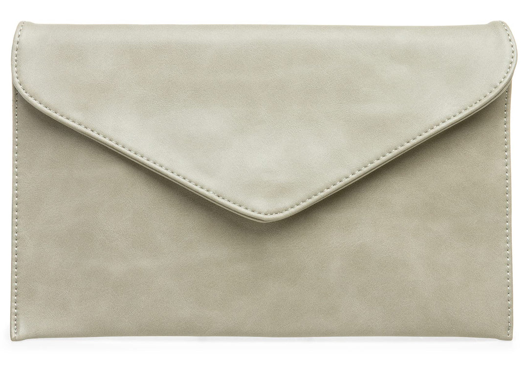 Caspar TA310 Damen Clutch Einheitsgrösse Steingrau, Einheitsgrösse Steingrau