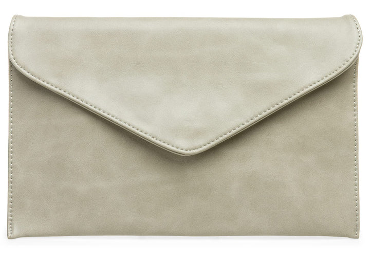 Caspar TA310 Damen Clutch Einheitsgrösse Steingrau, Einheitsgrösse Steingrau
