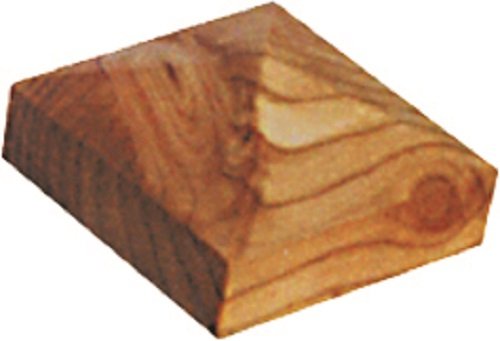 Gartenwelt Riegelsberger Premium Pfostenkappe aus Lärchenholz Pyramide 140x140 mm für Pfosten bis 12