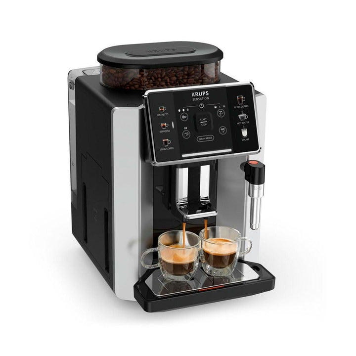 Machine à café à grain Krups Sensation EA910E10 1450 W Argent